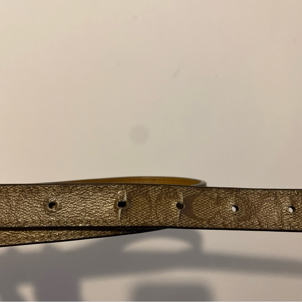 Coach Brown Belt with Gold Buckle - Picture 8 of 10